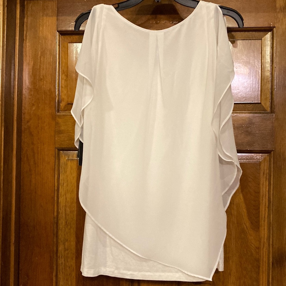 NWT Large AGB Ivory Layered Top (ABBA) - Picture 6 of 12